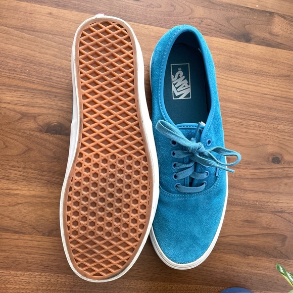 Blue Suede Vans Mens 11.5 - Picture 4 of 5